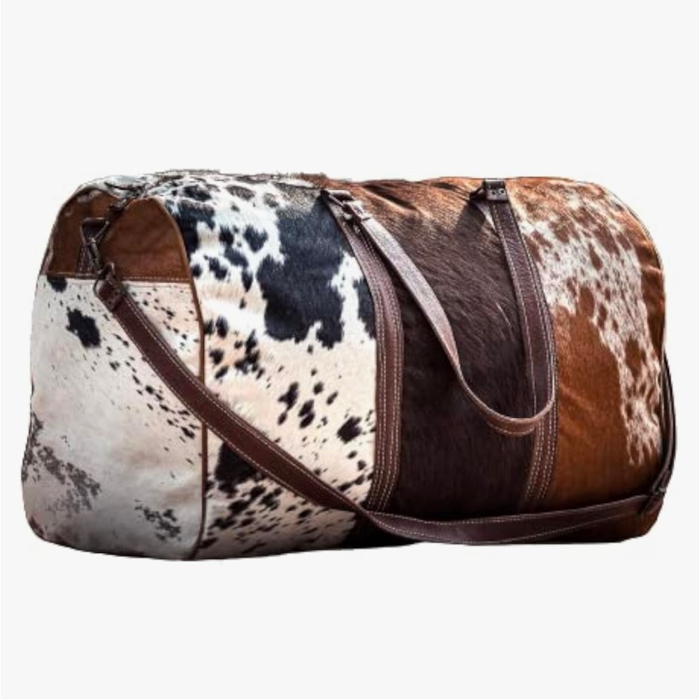 Cowhide Extra Large Duffel Bag